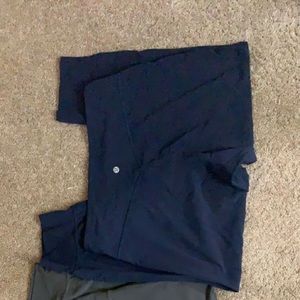 navy lululemon align crop jogger
